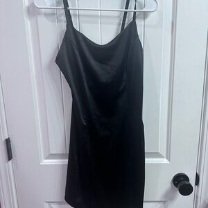 Elegant Black Slip Dress
